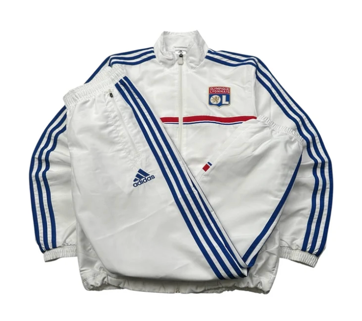 Adidas Olympique Lyon Tracksuit (M)