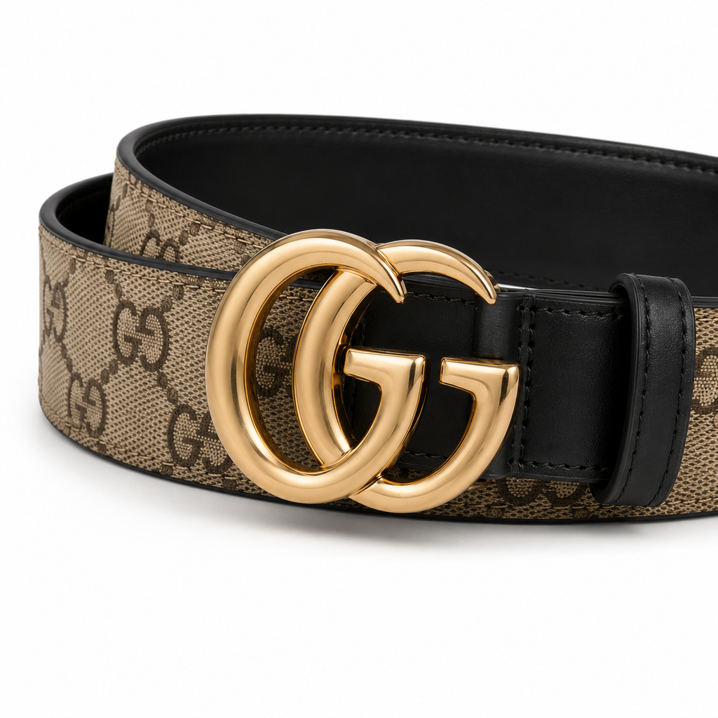 Gucci Reversible Gürtel mit GG Emblem (Gebraucht)